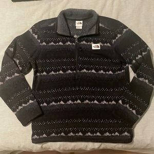 The North Face Mens 1/4 Zip Printed Sweater